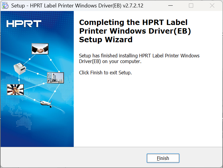 Driver máy in tem nhãn HPRT 5 Cài đặt driver máy in mã vạch tem nhãn HPRT