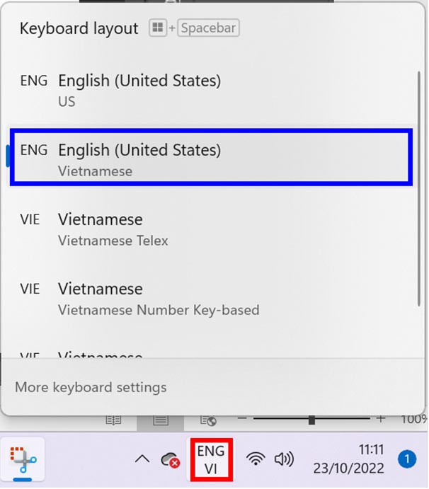 Thêm bộ gõ tiếng Việt QWERTY - Bước 5