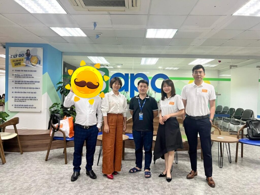 Đức Nguyên và HPRT thăm và làm việc tại Công ty Sapo