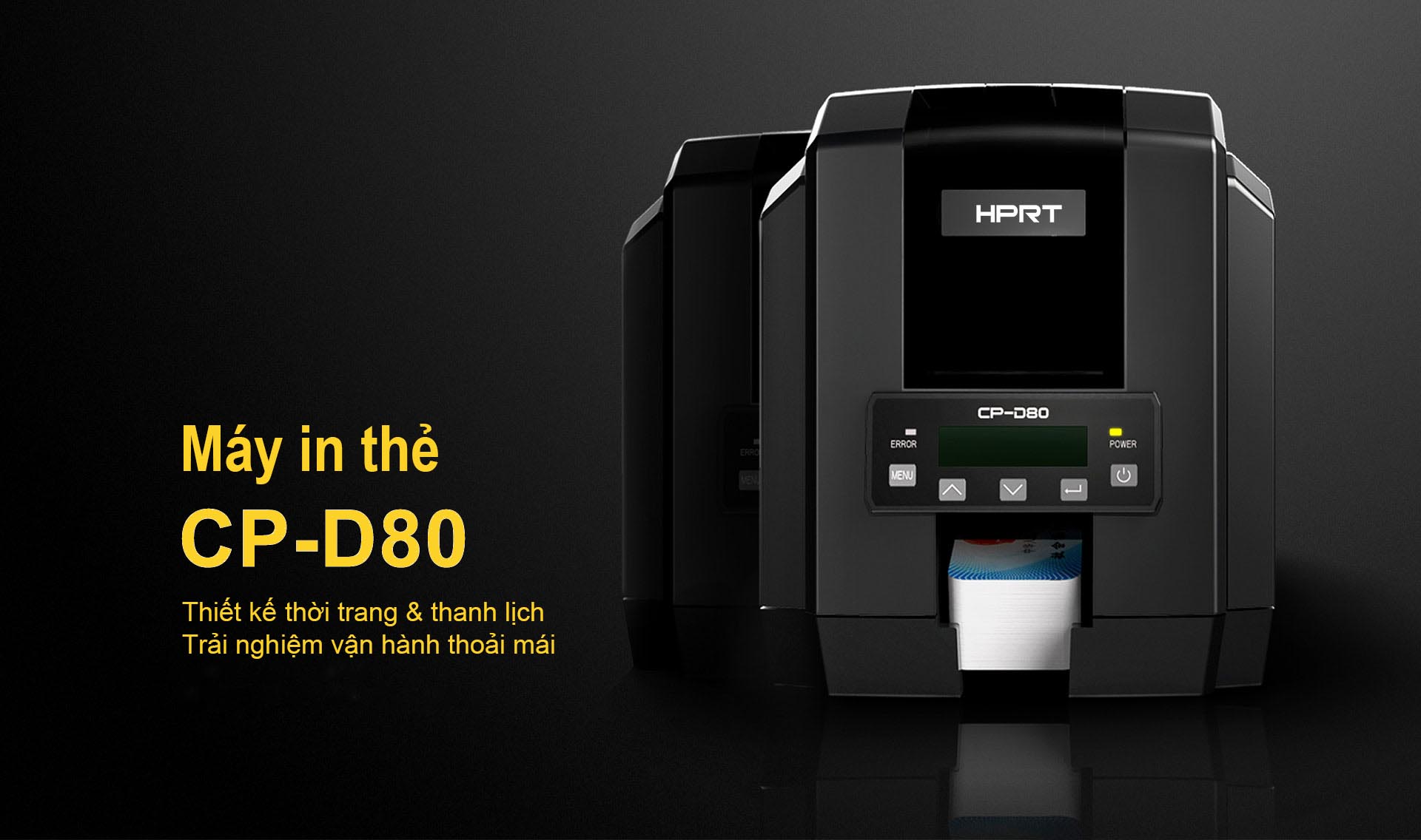 Máy in thẻ HPRT CP-D80