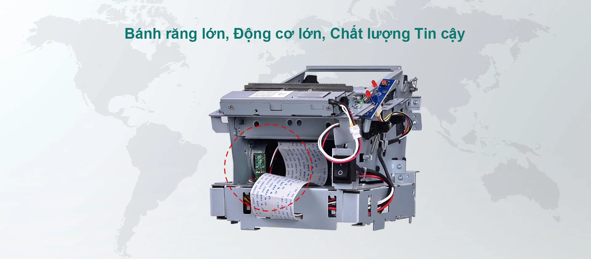 HPRT TP806 được thiết kế với chất lượng đáng tin cậy