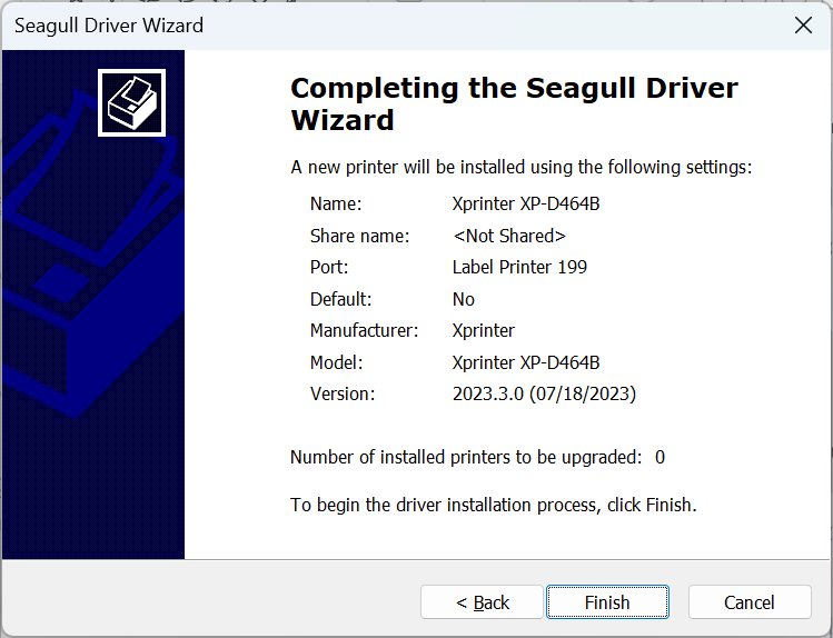 Driver máy in mã vạch Xprinter cho Windows 7 cai driver in tem buoc f