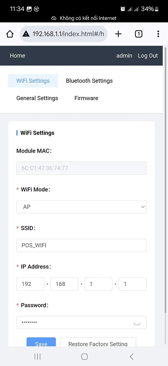 Hướng dẫn cài đặt Wi-Fi: Đổi chế độ kết nối.