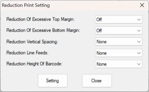 Cài đặt nâng cao: Tiết kiệm giấy.