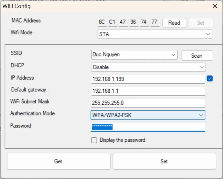 Cài đặt nâng cao: Cài đặt Wifi cho máy in hóa đơn HPRT.