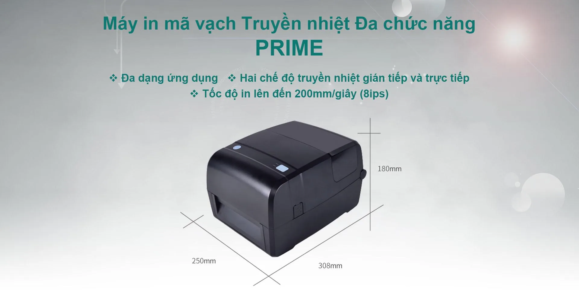 HPRT Prime - Máy in mã vạch đa chức năng