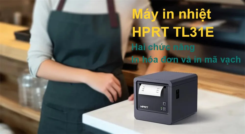 Máy in hóa đơn và mã vạch HPRT TL31E