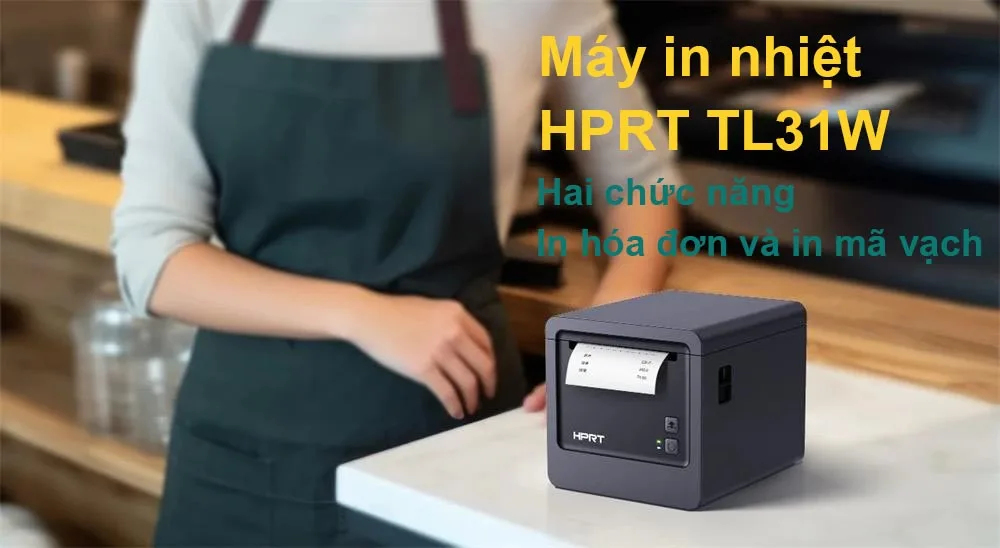 Máy in hóa đơn và mã vạch HPRT TL31W